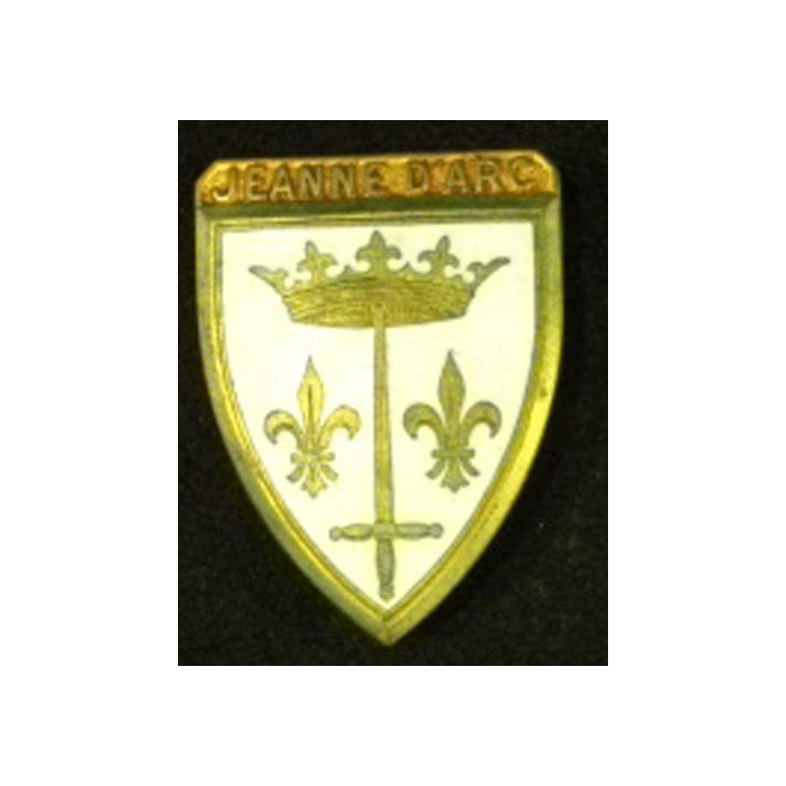  Insigne métallique du croiseur école Jeanne d'Arc Courtois