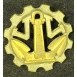 JULES VERNE : insigne du navire atelier Jules Verne Drago Déposé