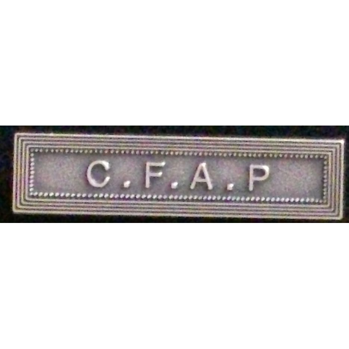 Barrette de décoration "C. F. A. P"