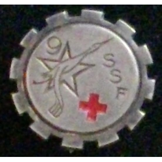 Insigne du 9° bataillon médical du service de santé féminin