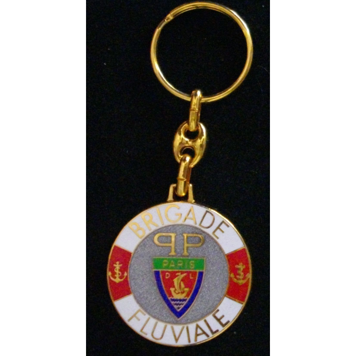 Porte clefs de la brigade fluviale de la police de Paris