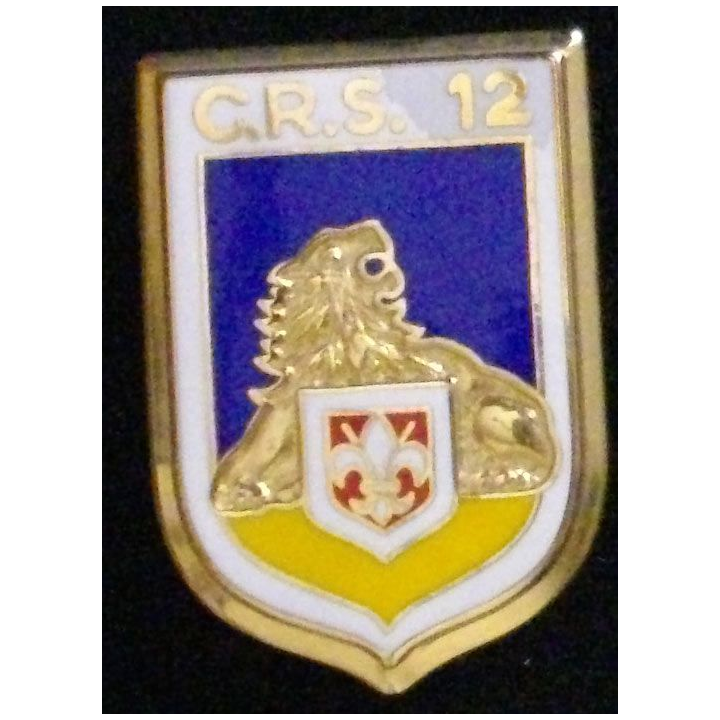 Insigne de la compagnie républicaine de sécurité CRS 12