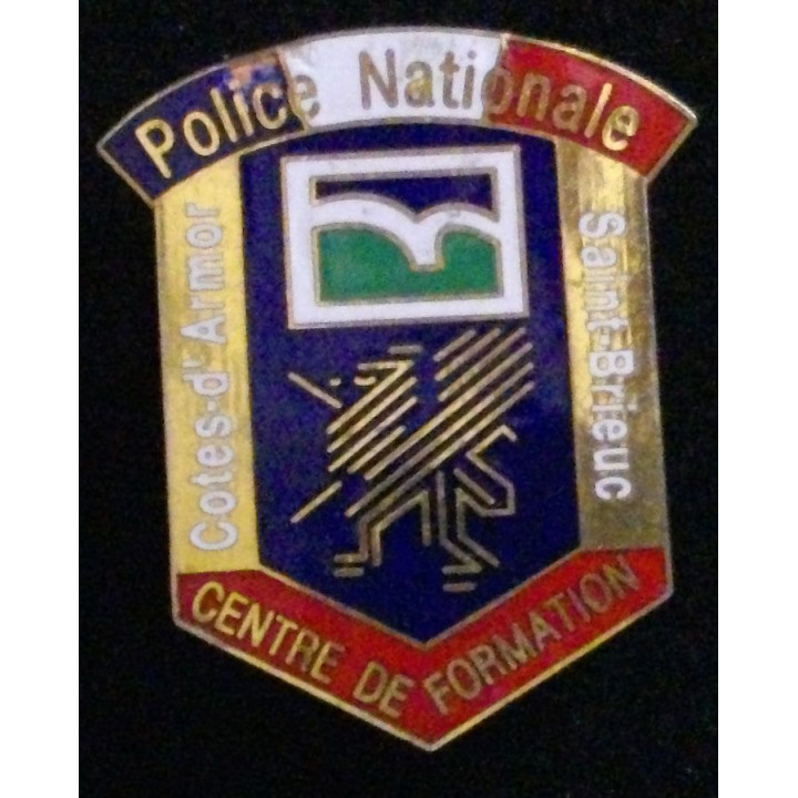 Insigne de la police nationale des Cotes d'Armor
