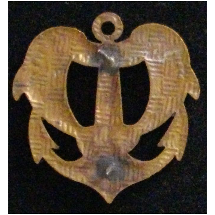 Insigne de brevet de plongeur de bord en bronze