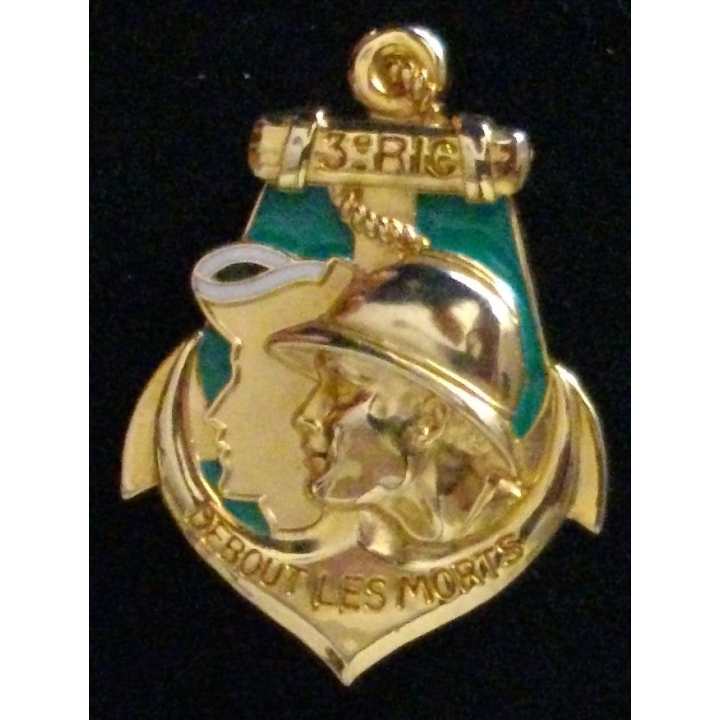 Insigne du 3° régiment d'infanterie coloniale