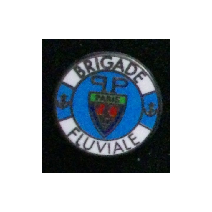 Pin's de la brigade fluviale de Paris bleu foncé