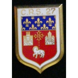 Insigne de la compagnie républicaine de sécurité n°27