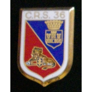 Insigne de la compagnie républicaine de sécurité n°36