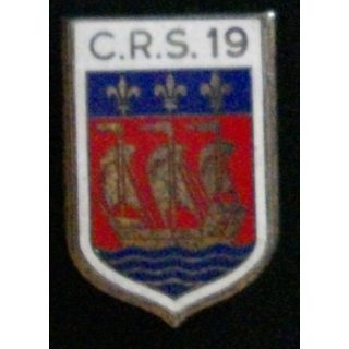 Insigne de la compagnie républicaine de sécurité n°19