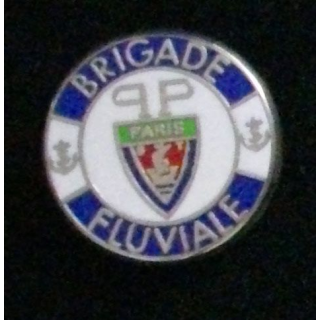 Pin's de la brigade fluviale de Paris bleu foncé