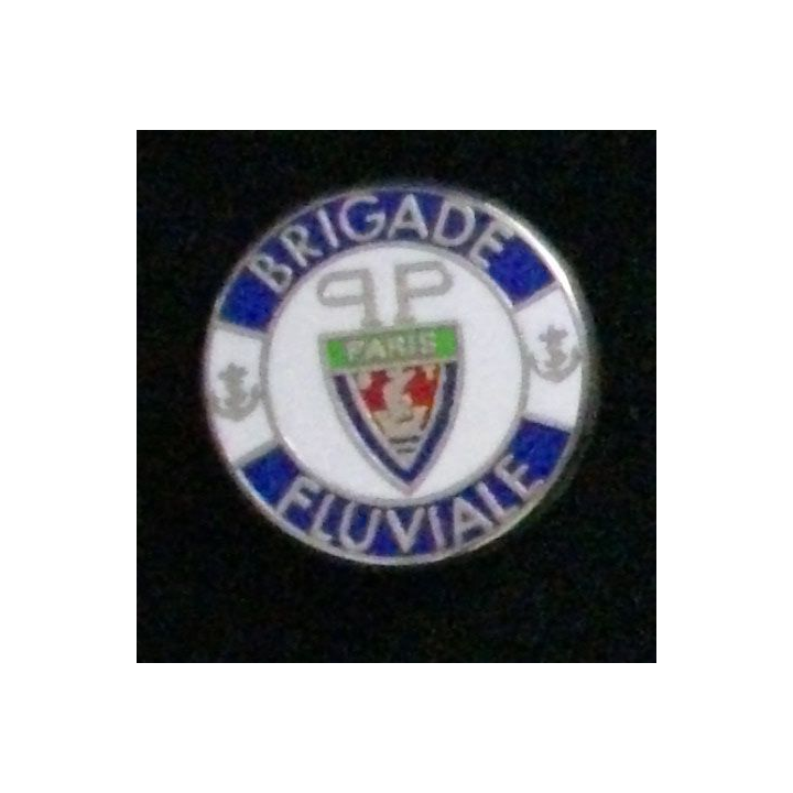 Pin's de la brigade fluviale de Paris bleu foncé
