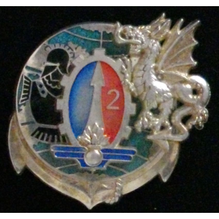 Insigne de la 1° compagnie du 2° régiment du matériel