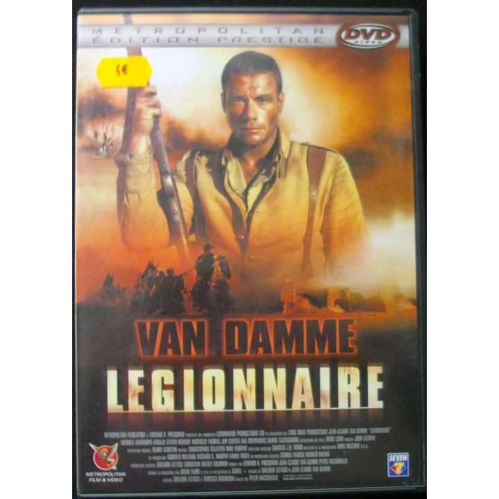 DVD intitulé " LEGIONNAIRE " film de Peter Macdonald avec Van Damme