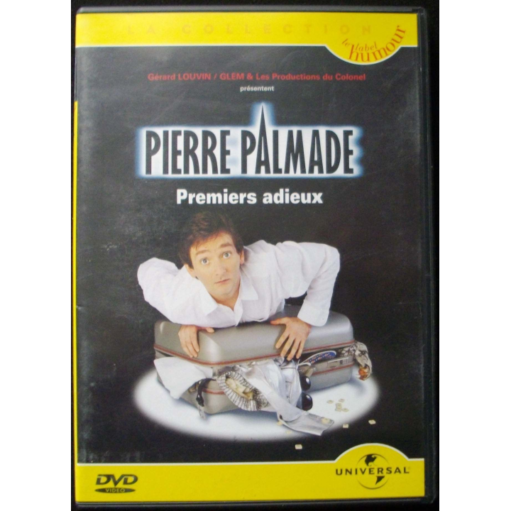 DVD intitulé "  Pierre Palmade premiers adieux " film de Gérard Louvin / Glem