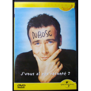 DVD intitulé " j'vous ai pas raconté " film avec Franck Dubosc