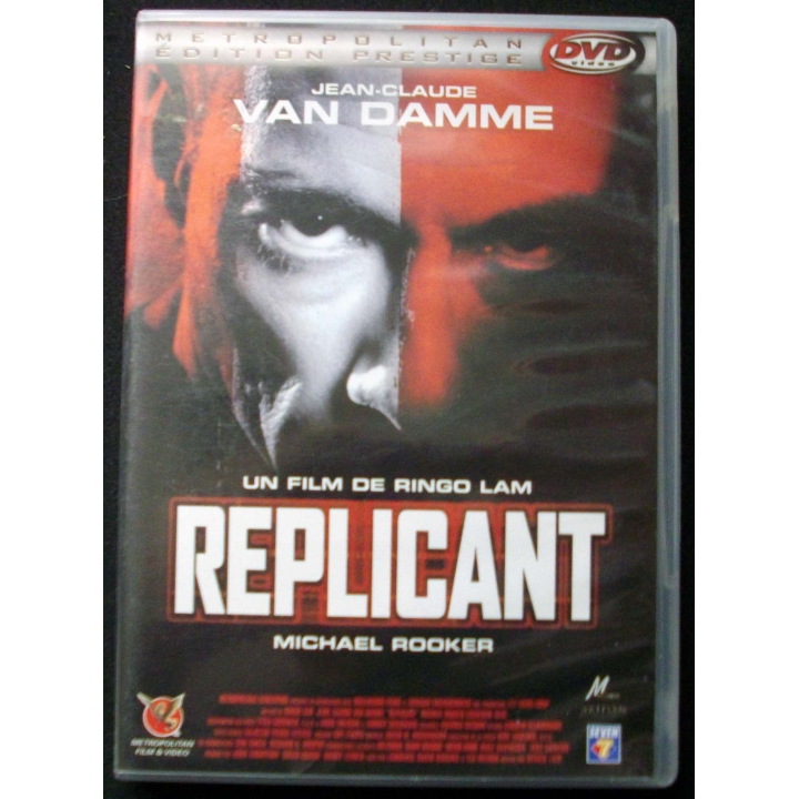 DVD intitulé " Replicant " film de Ringo Lam avec Van Damme