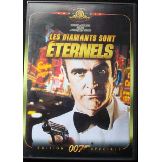 DVD intitulé " 007 les diamants sont éternels " film de James Bond avec Sean Connery