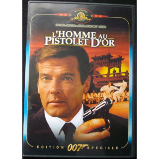 DVD intitulé " 007 l'homme au pistolet d'or " film de James Bond avec Ian Fleming