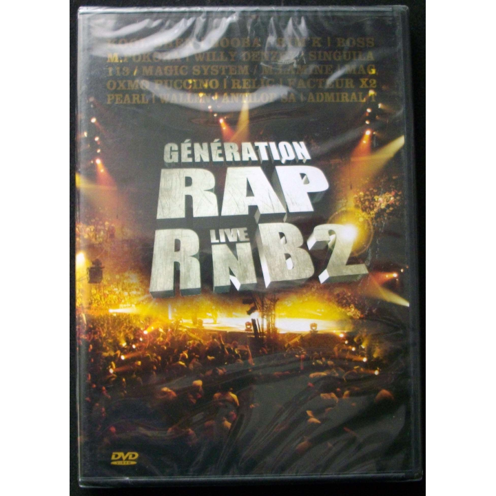 DVD intitulé " Génération Rap Live RNB2 " film sur le concert enregistré à Paris Bercy le 18 décembre 2004