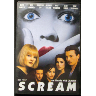 DVD intitulé " Scream " film de Wes Craven
