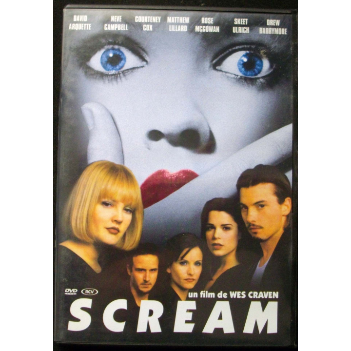 DVD intitulé " Scream " film de Wes Craven