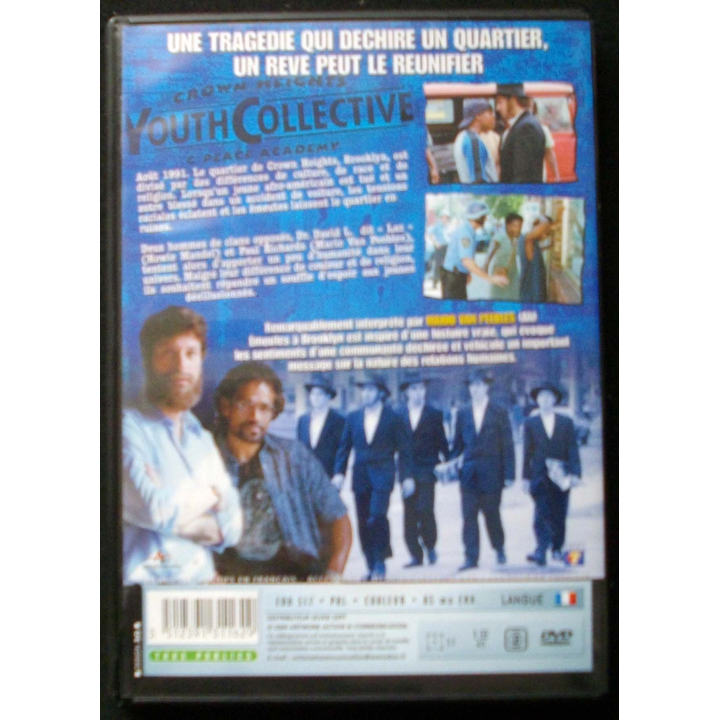 DVD intitulé " Emeutes à Brooklyn " film avec Mario Van Peebles