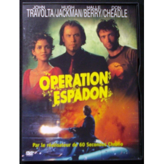 DVD intitulé " Opération Espadon " film avec John Travolta