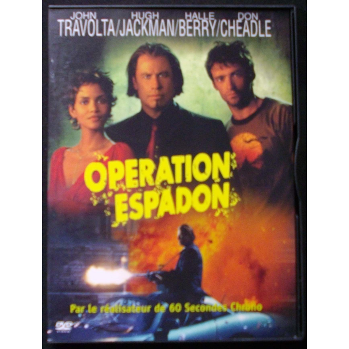 DVD intitulé " Opération Espadon " film avec John Travolta