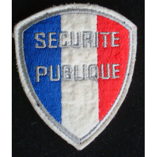 Insigne tissu de la sécurité publique