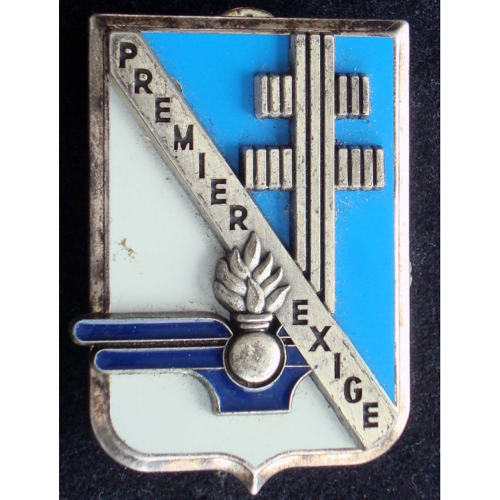 Insigne métallique du 1° régiment du matériel de fabrication Drago G. 3294
