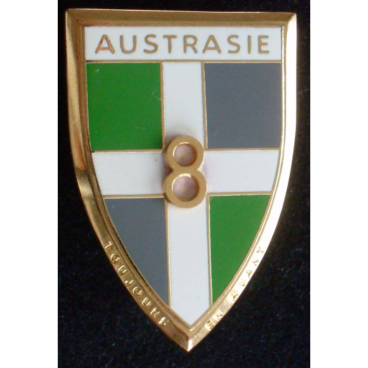 8° régiment d''infanterie Austrasie fabriqué par Arthus Bertrand pour les éditions Atlas
