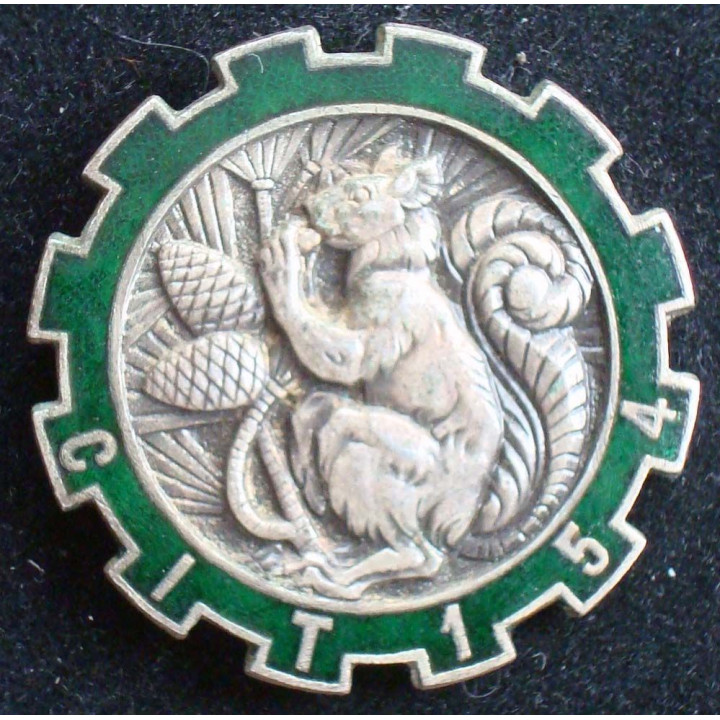 154° CIT  Drago Paris H. 664 en émail 2 boléros Drago mais épingle coupée