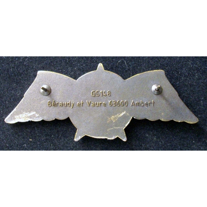 DGSE CPES brevet moniteur de combat de choc de fabrication Béraudy et Vaure Ambert GS 148 en bronze
