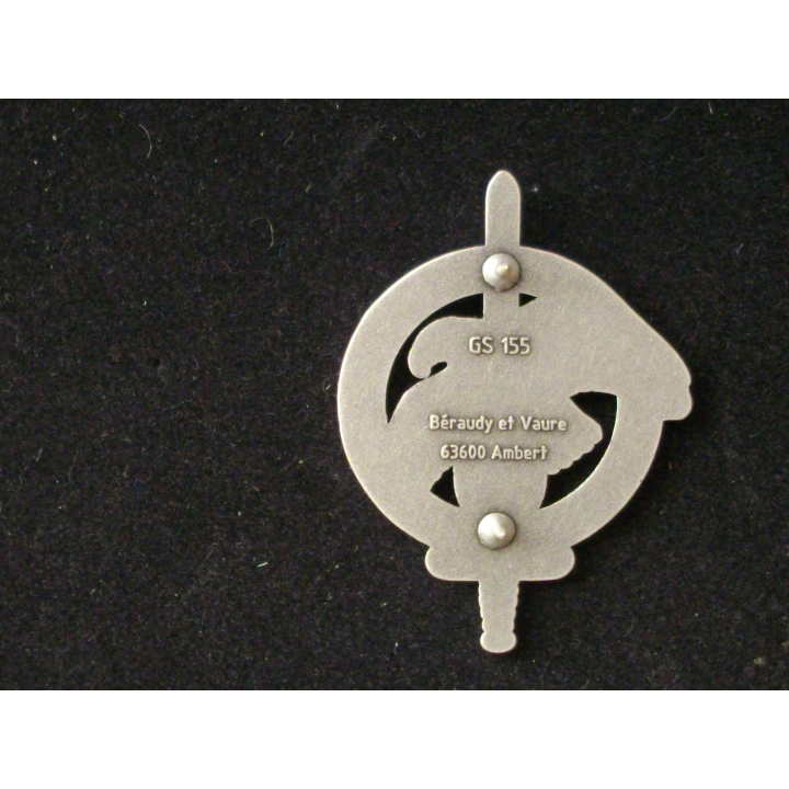 Insigne de brevet d'aguerrissement commando de Givet de fabrication Béraudy Vaure GS. 155