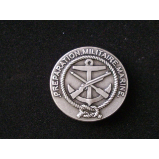Insigne métallique de la préparation militaire marine de fabrication Béraudy Vaure