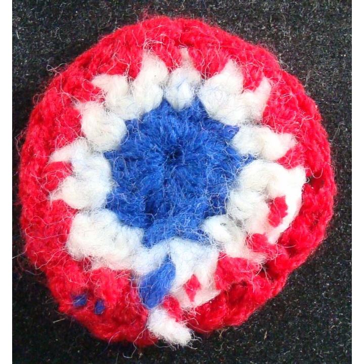 JOURNEE 1914 - 1918  :  insigne en laine du bleuet de France