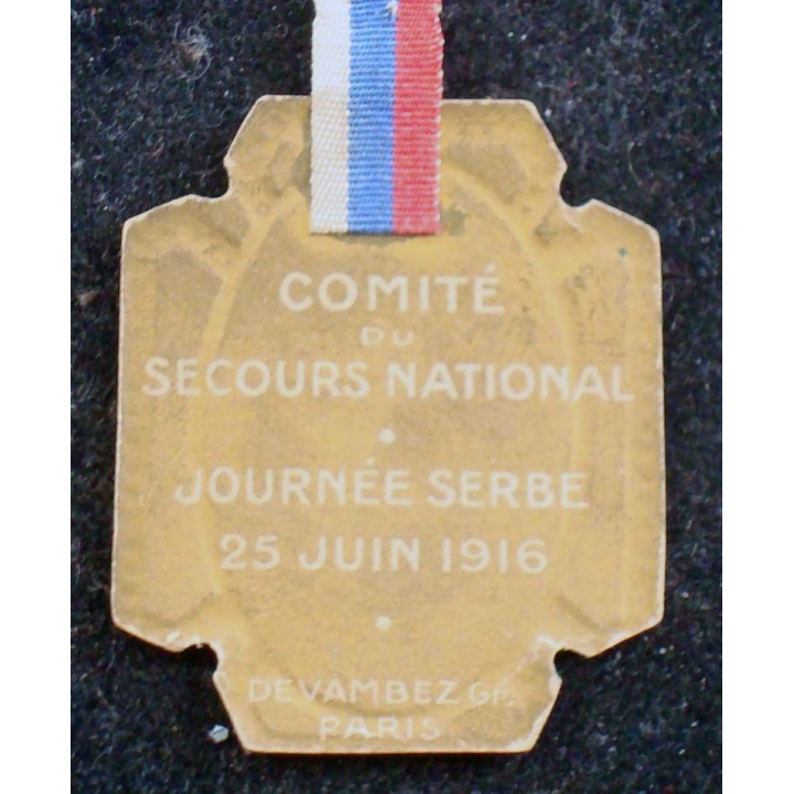 Journées serbes comité du secours national du 25 juin 1916