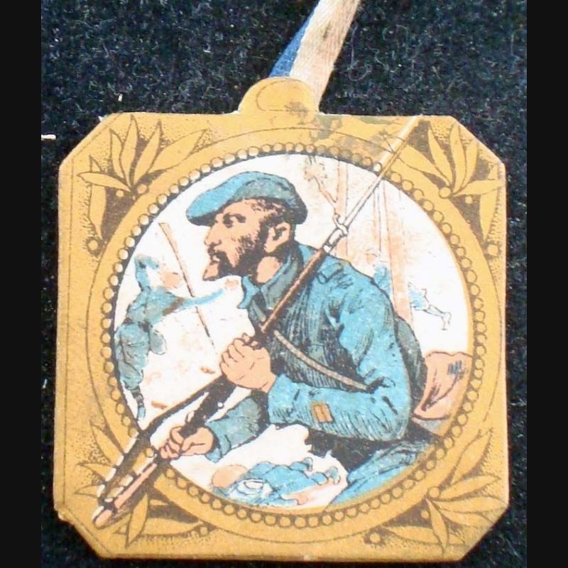 Insigne Papier Original Journée Du Poilu Novembre 1915 - WWI France