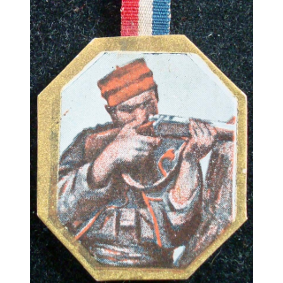 Insigne cartonné sur la journée du poilu 31 octobre 1° novembre 1915