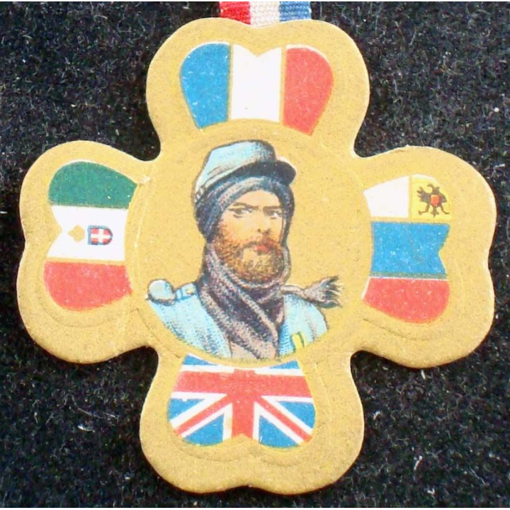 Insigne cartonné sur la journée du poilu 31 octobre 1° novembre 1915