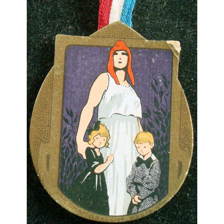Insigne cartonné du jour de deuil national du 2 novembre 1919