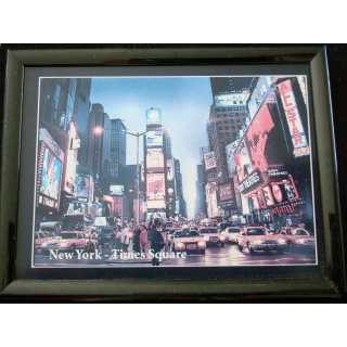 Magnet frigo représentant un tableau de New York Times Square