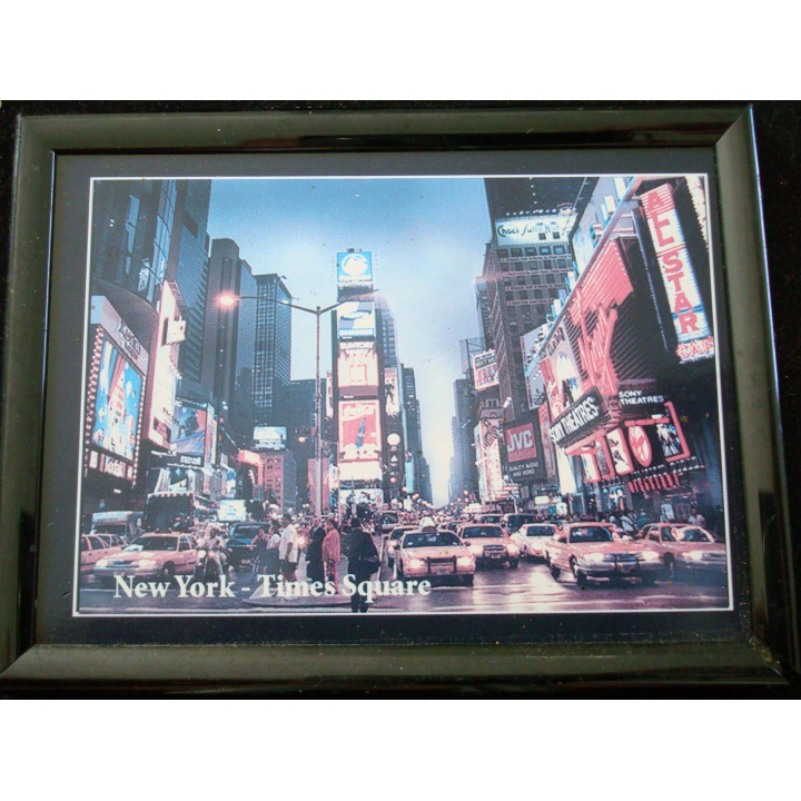 Magnet frigo représentant un tableau de New York Times Square