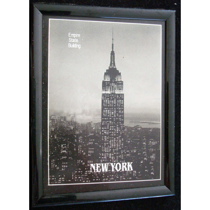Magnet frigo représentant un tableau de New York Empire State Building