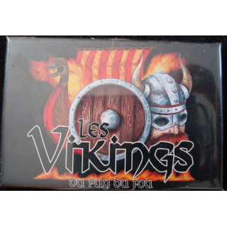 Magnet frigo représentant les Vikings du Puy du Fou