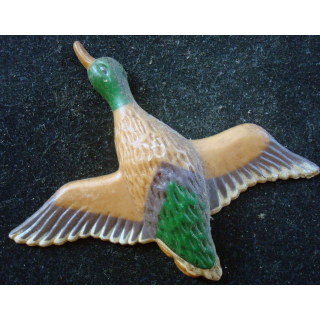 MAGNET FRIGO : magnet frigo représentant un canard col vert en vol