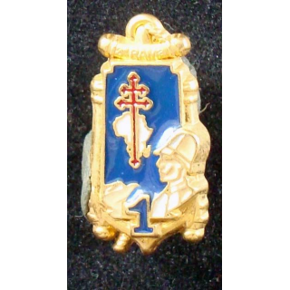 Pin's de la 1° batterie du 3° régiment d'artillerie de marine de fabrication Boussemart 2001