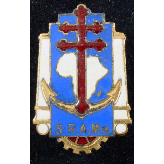 3° régiment d'artillerie de marine 1945 Vernon 1984 Verdun en émail