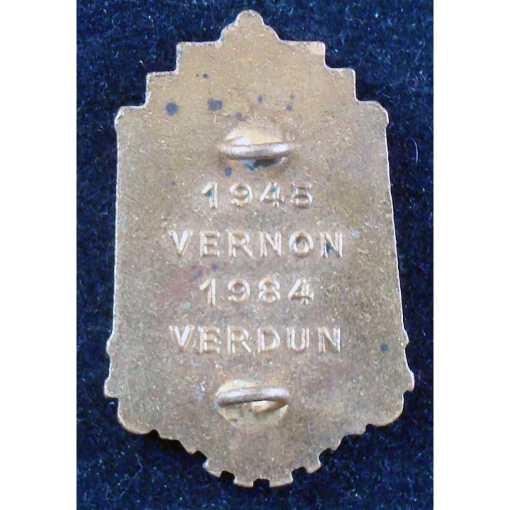 3° régiment d'artillerie de marine 1945 Vernon 1984 Verdun en émail