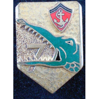 7° régiment d'artillerie coloniale de fabrication Drago H. 191  en émail